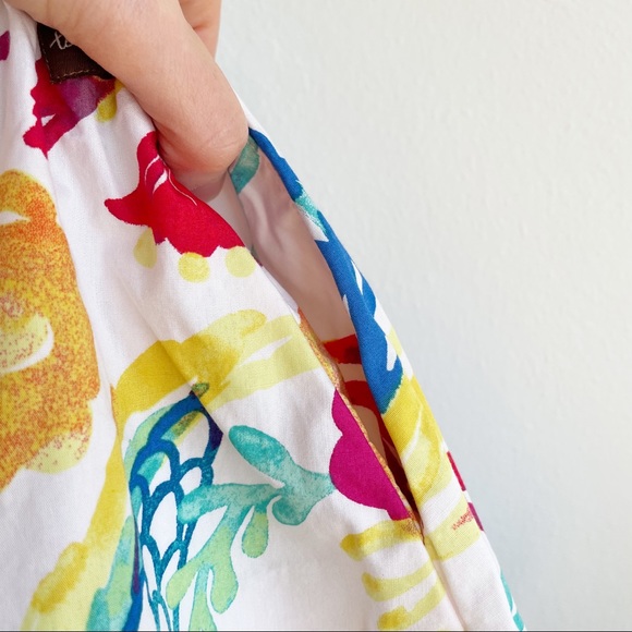 Tea Collection Floral Skirt Girls Size 12 - Picture 3 of 10